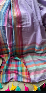 Load image into Gallery viewer, Bengal Handloom Mul Cotton Saree
