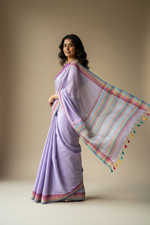 Load image into Gallery viewer, Bengal Handloom Mul Cotton Saree
