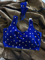 Load image into Gallery viewer, Metallic Tissue Mulmul Saree - Bronze
