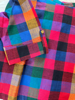 Load image into Gallery viewer, Croptop Cotton Shirt - Multicolored
