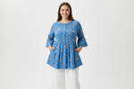 Load image into Gallery viewer, Cotton Tunic - Blue
