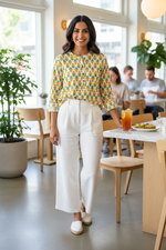 Load image into Gallery viewer, Cotton Tunic - Printed White
