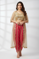 Load image into Gallery viewer, Dhoti Pants - Coral

