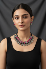 Load image into Gallery viewer, Short Necklace Silver Polish
