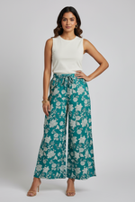 Load image into Gallery viewer, Cotton Palazzo -Sea blue
