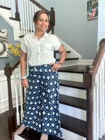 Load image into Gallery viewer, Cotton Palazzo - Navy
