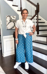 Load image into Gallery viewer, Rayon Culottes - Teal
