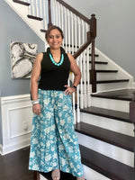 Load image into Gallery viewer, Cotton Palazzo -Sea blue
