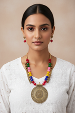 Load image into Gallery viewer, Beaded Necklace Set - Multicolor
