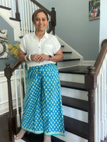 Load image into Gallery viewer, Cotton Palazzo - Sea Blue
