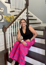 Load image into Gallery viewer, Cotton Palazzo - Hot Pink
