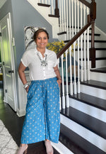 Load image into Gallery viewer, Rayon Culottes - Teal
