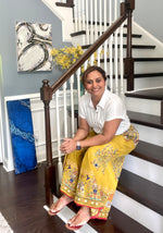 Load image into Gallery viewer, Printed Cotton Palazzo - Yellow
