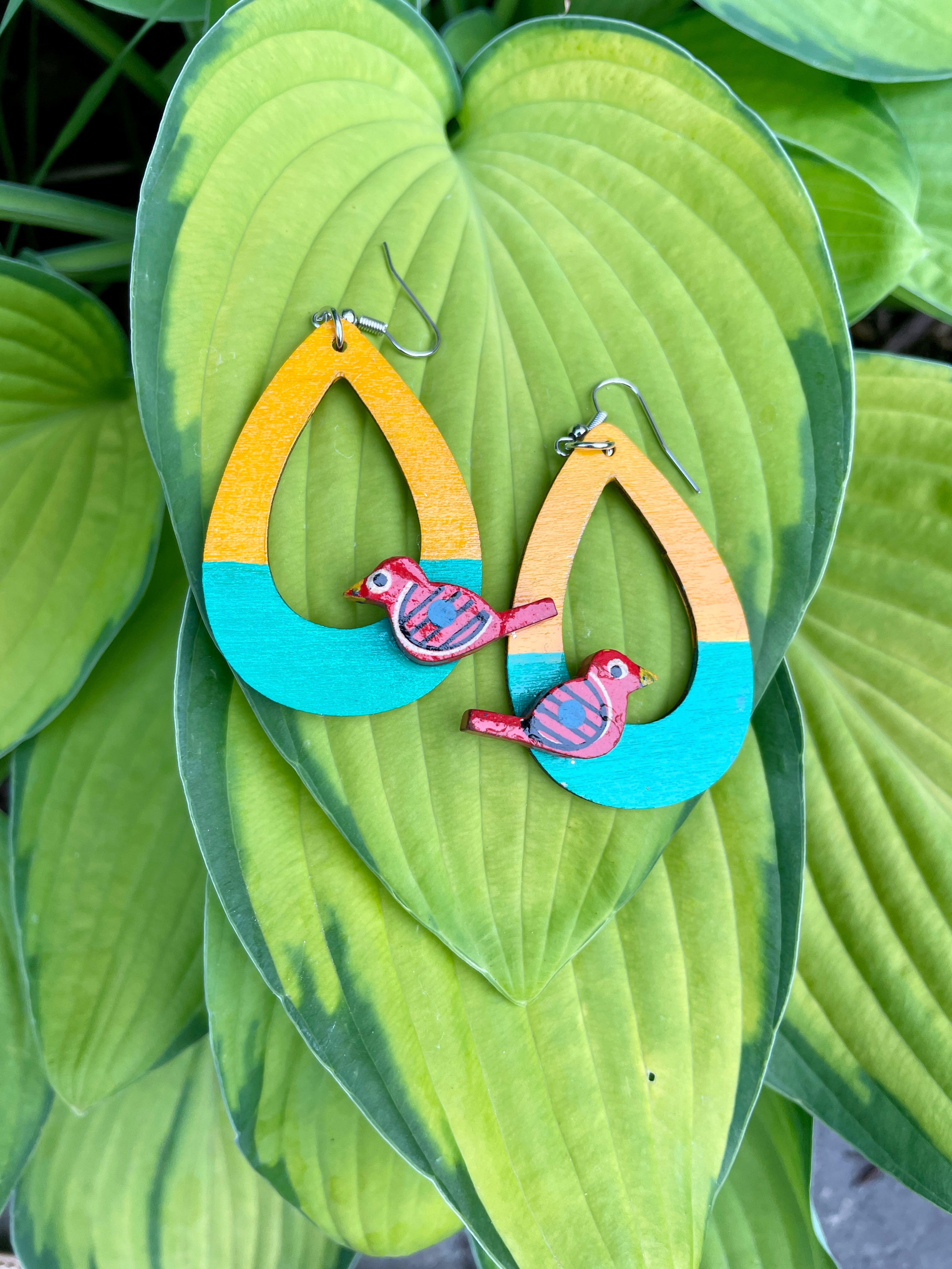 Handmade Birdie Earrings