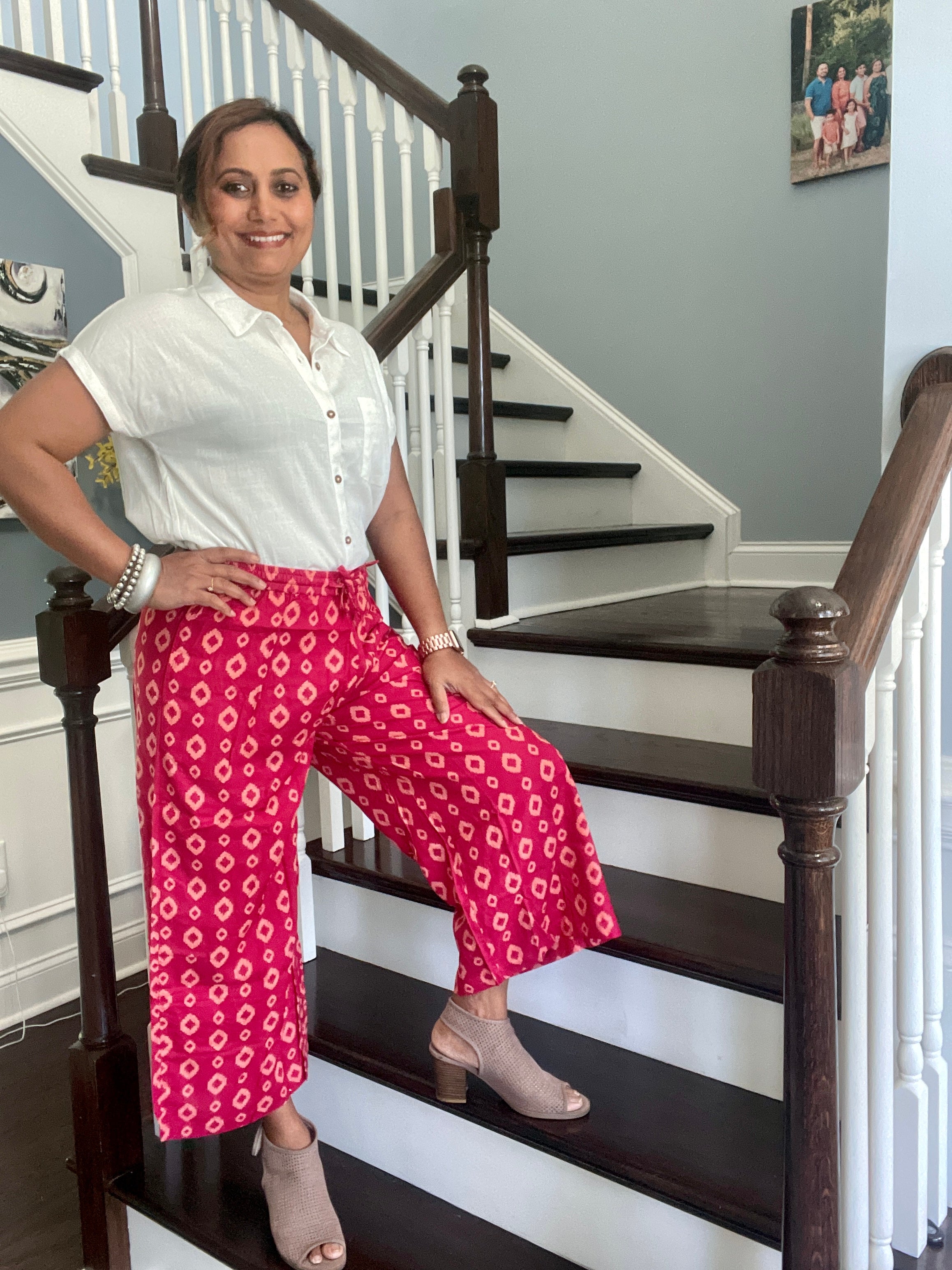 Cotton Palazzo - Red