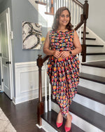 Load image into Gallery viewer, Dhoti Jumpsuit - Owl print
