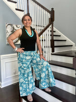 Load image into Gallery viewer, Cotton Palazzo -Sea blue
