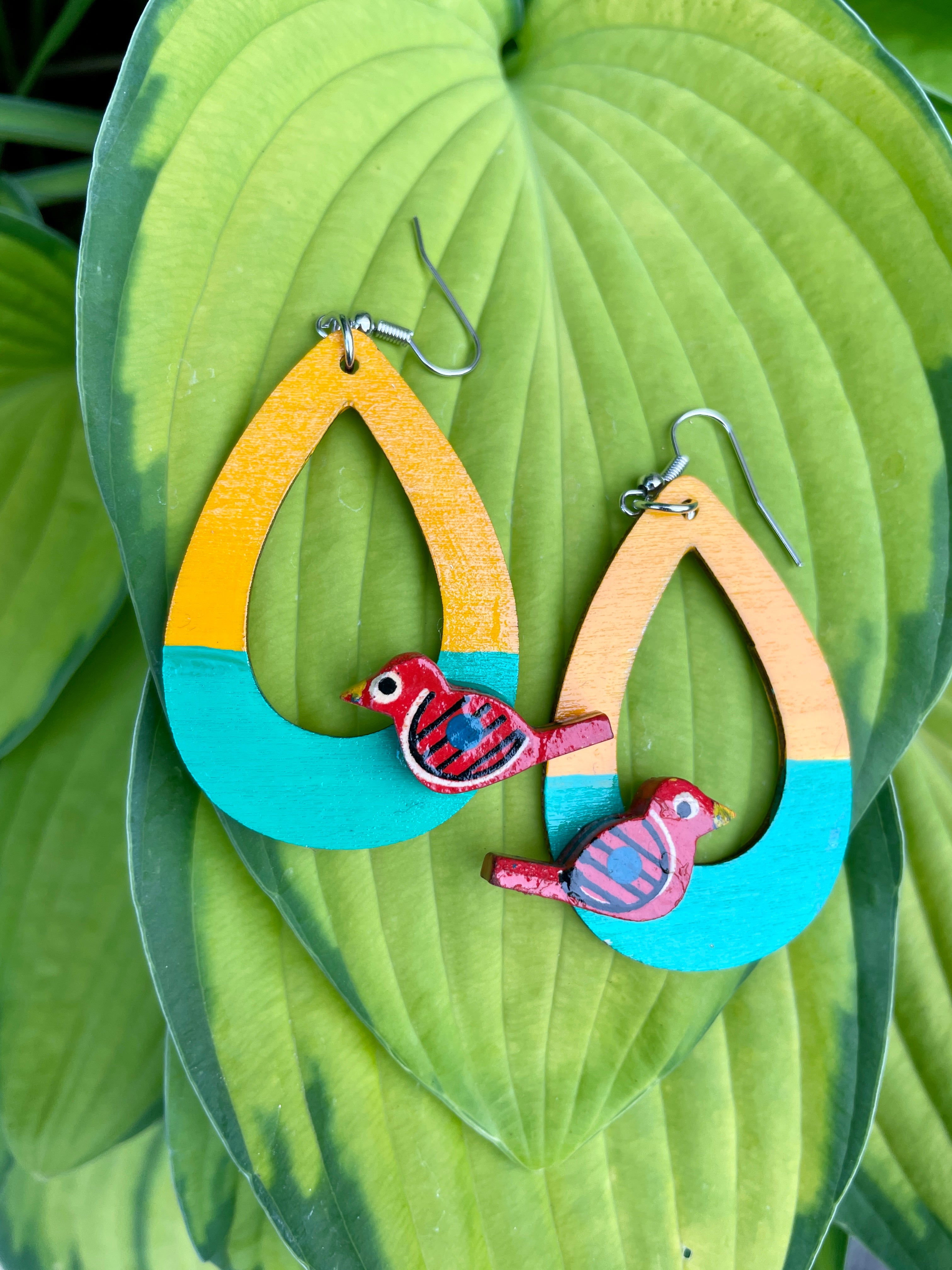 Handmade Birdie Earrings