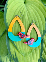 Load image into Gallery viewer, Handmade Birdie Earrings
