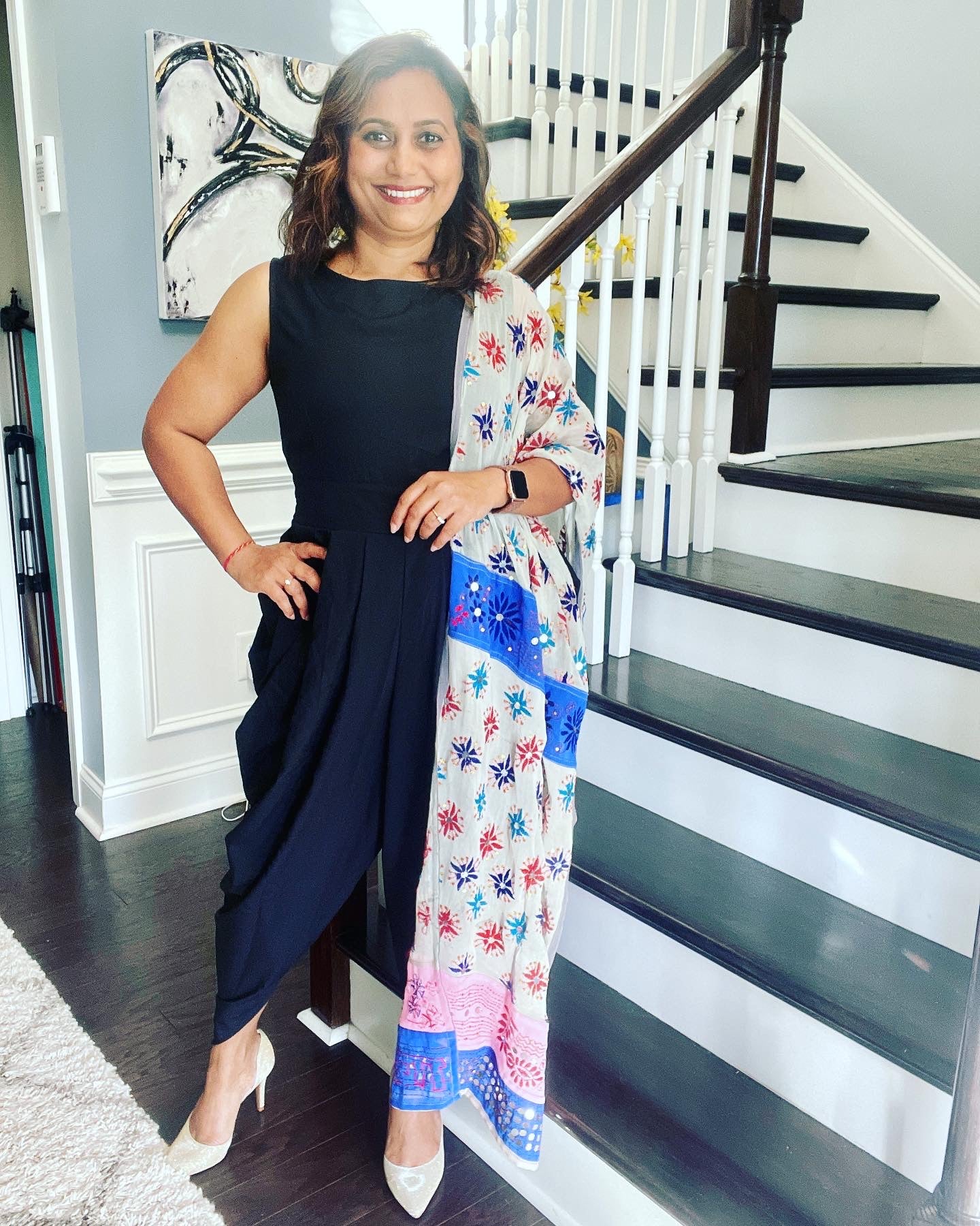 Dhoti Jumpsuit - Black