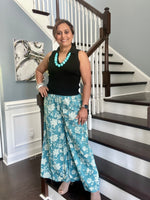 Load image into Gallery viewer, Cotton Palazzo -Sea blue
