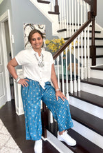 Load image into Gallery viewer, Rayon Culottes - Teal
