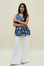 Load image into Gallery viewer, Cotton Tunic - Indigo Blue
