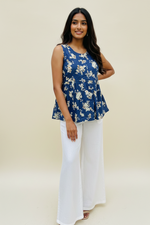 Load image into Gallery viewer, Cotton Tunic - Indigo Blue
