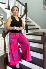 Load image into Gallery viewer, Cotton Palazzo - Hot Pink

