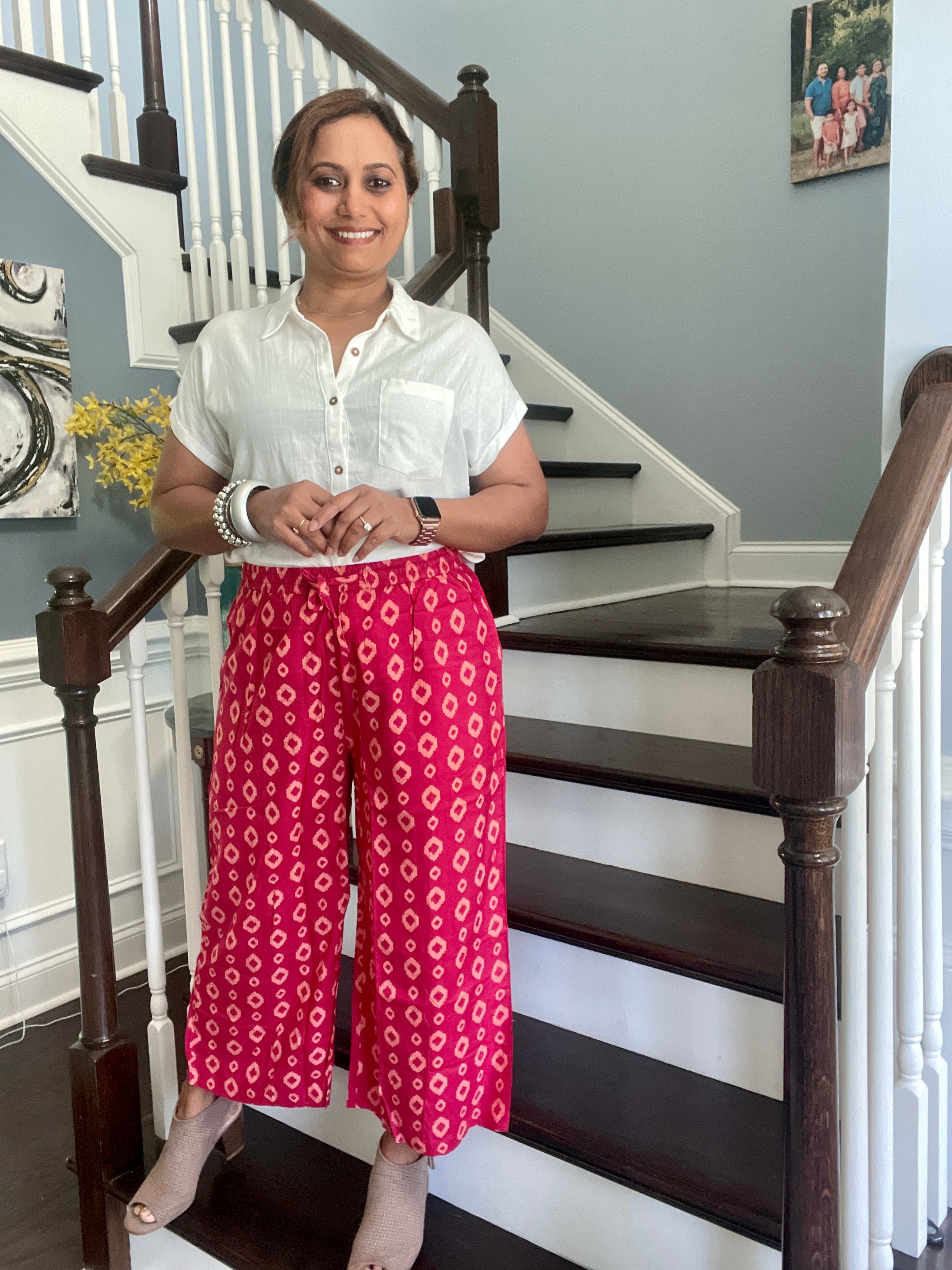 Cotton Palazzo - Red