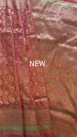 Load and play video in Gallery viewer, Banarasi Silk Saree - Blush

