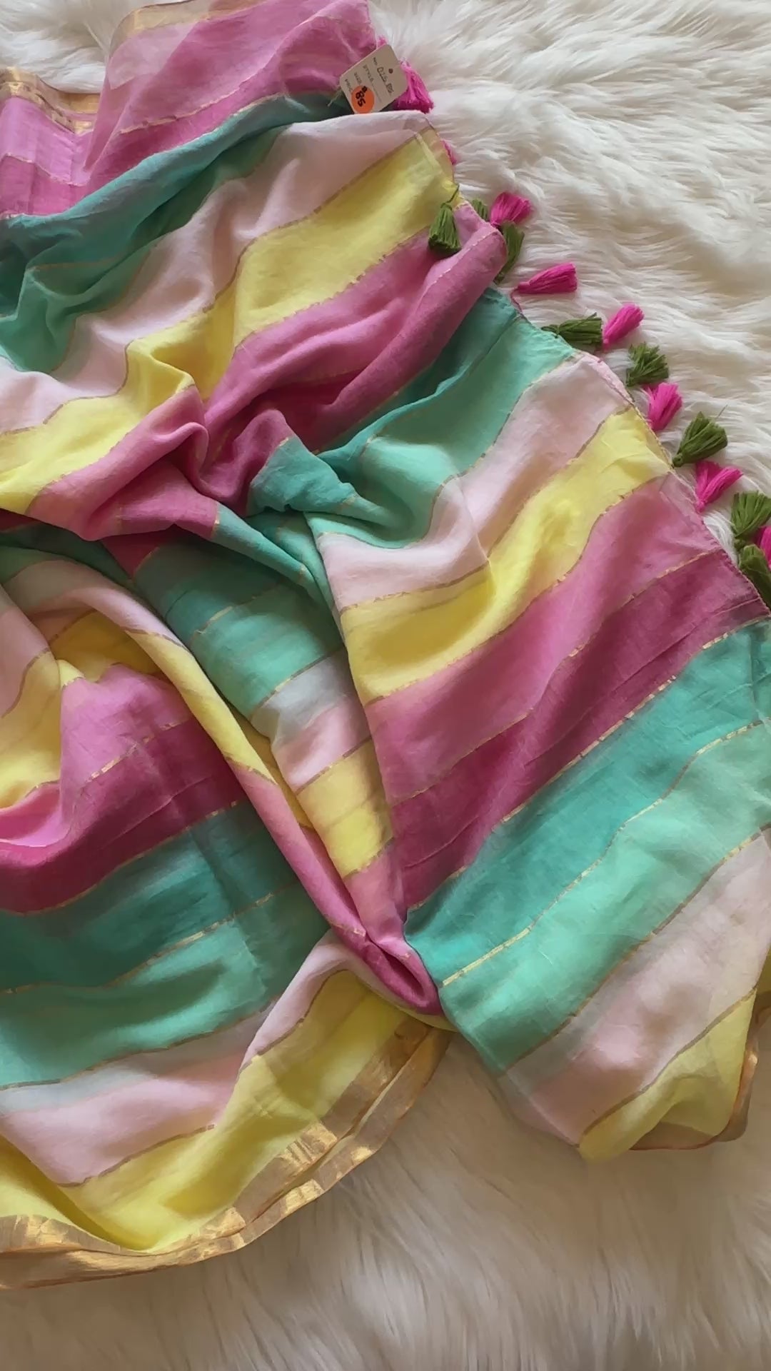 Bengal Handloom Mul Cotton Saree