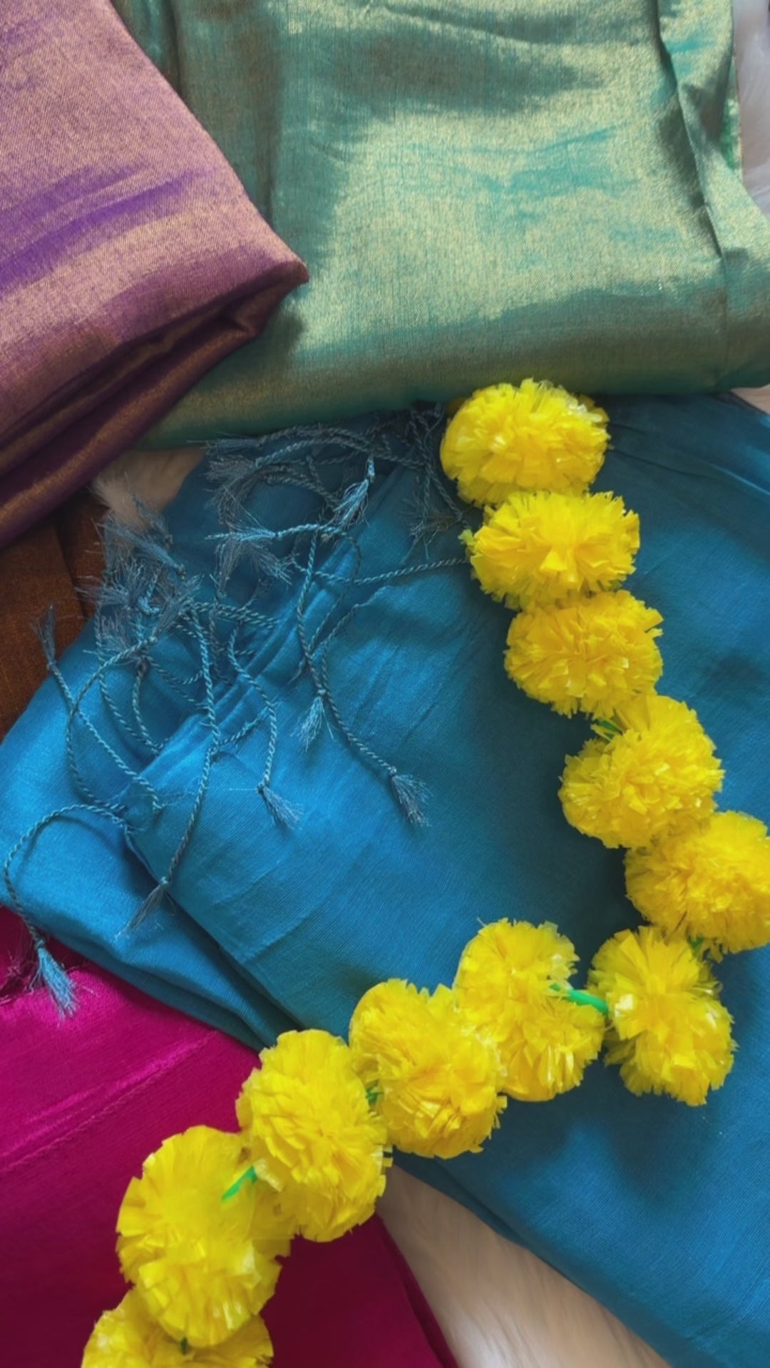 Mul Tissue Saree + FREE Blouse Combo Offer