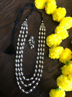 Load image into Gallery viewer, Dholki Beads Layered Necklace - Plain
