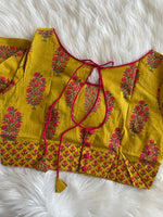 Load image into Gallery viewer, Cotton Printed Blouse - Yellow
