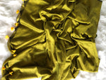 Load image into Gallery viewer, Cotton Handloom Plain Saree - Yellow green
