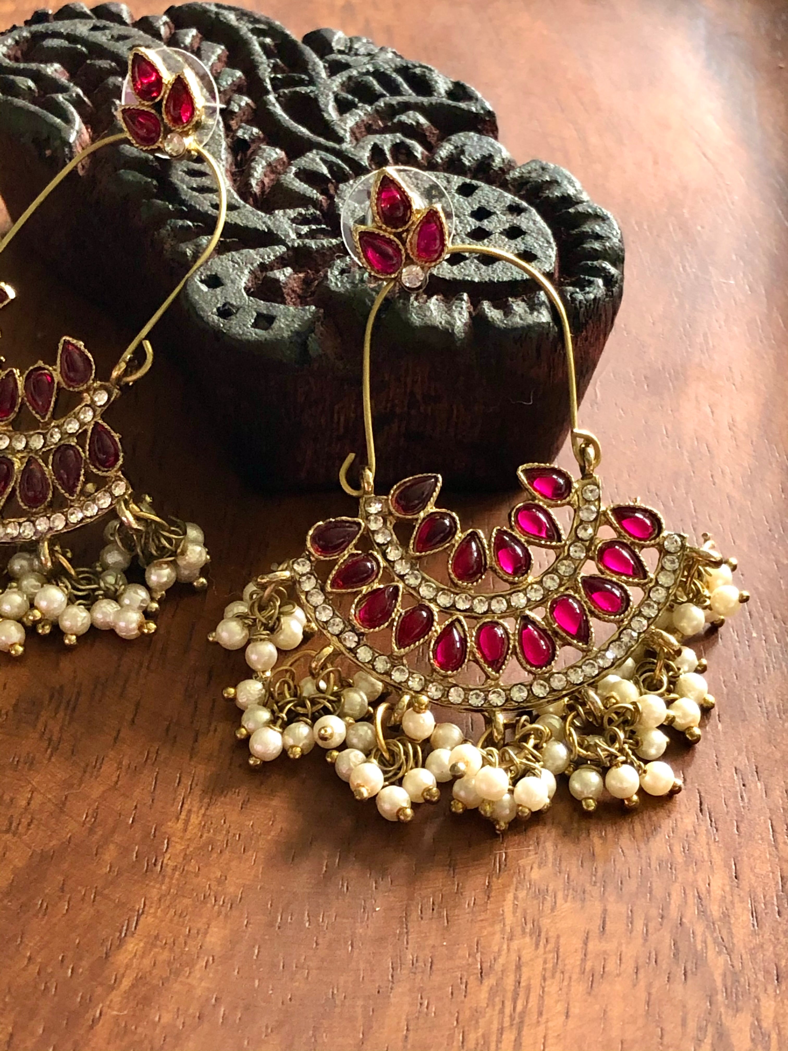 Designer Kundan Earrings