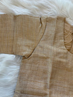 Load image into Gallery viewer, Silk Croptop Blouse - Gold
