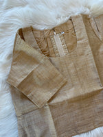 Load image into Gallery viewer, Silk Croptop Blouse - Gold
