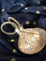 Load image into Gallery viewer, Designer Potli Purse - Gold
