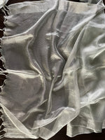Load image into Gallery viewer, Silver Tissue Saree
