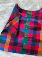 Load image into Gallery viewer, Croptop Cotton Shirt - Multicolored
