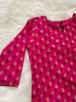 Load image into Gallery viewer, Kurta &amp; Palazzo Set - Pink/Grey
