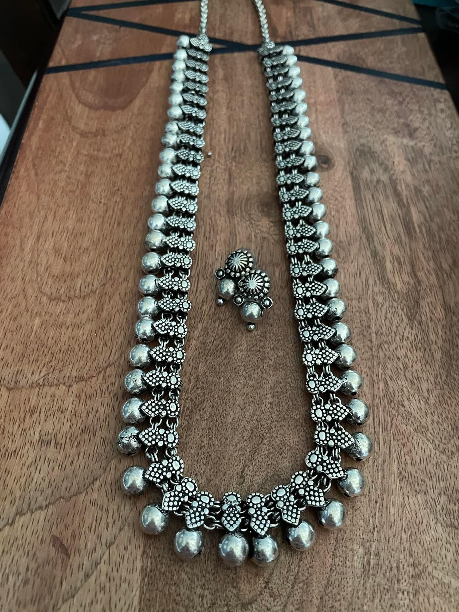 Long Necklace Silver Polish