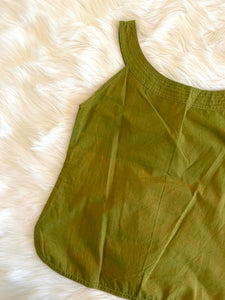 Plain Green Cotton Tunic