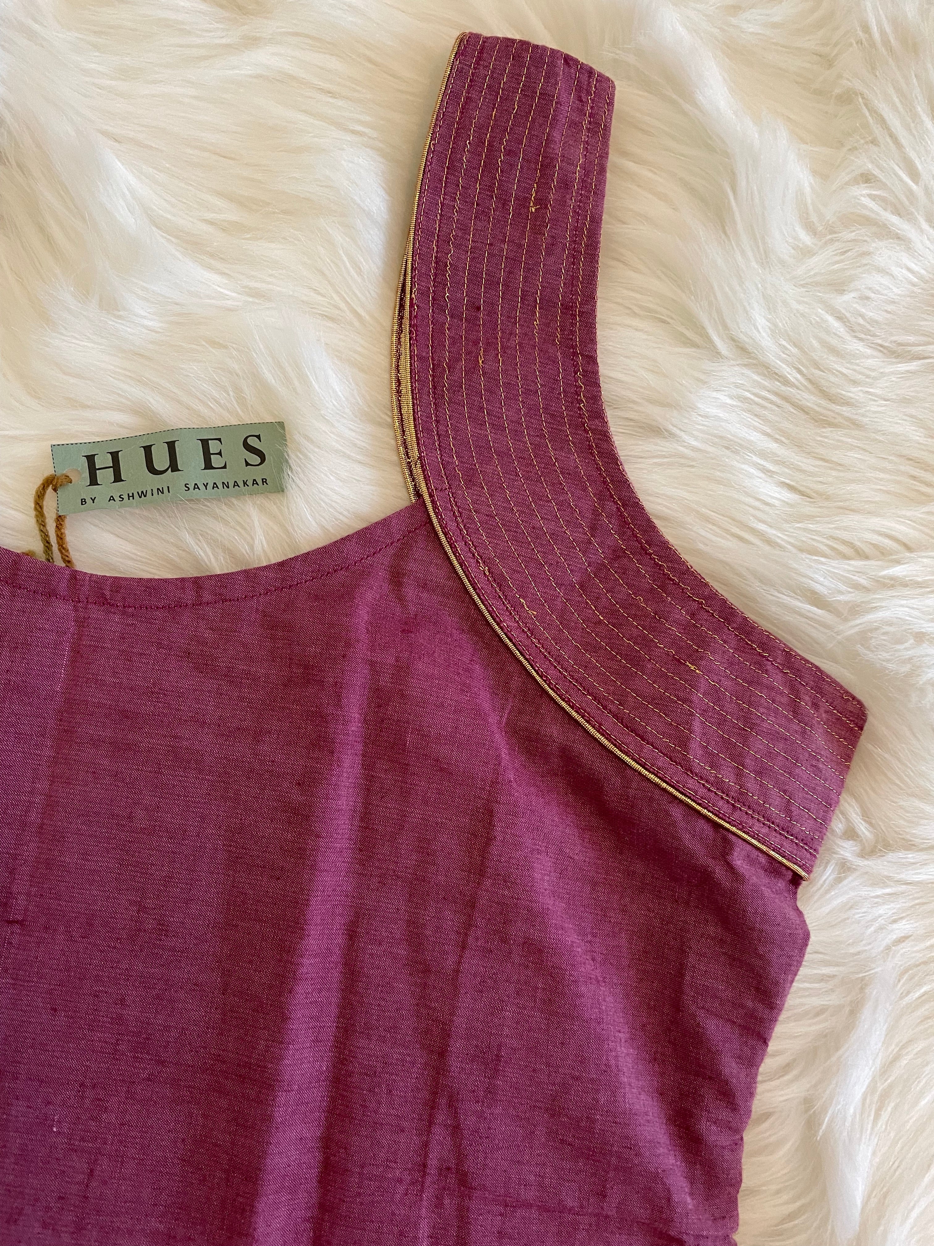 Plain Mauve Cotton Tunic