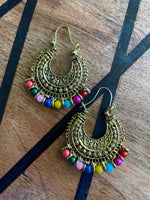 Load image into Gallery viewer, Gold Bali Earrings
