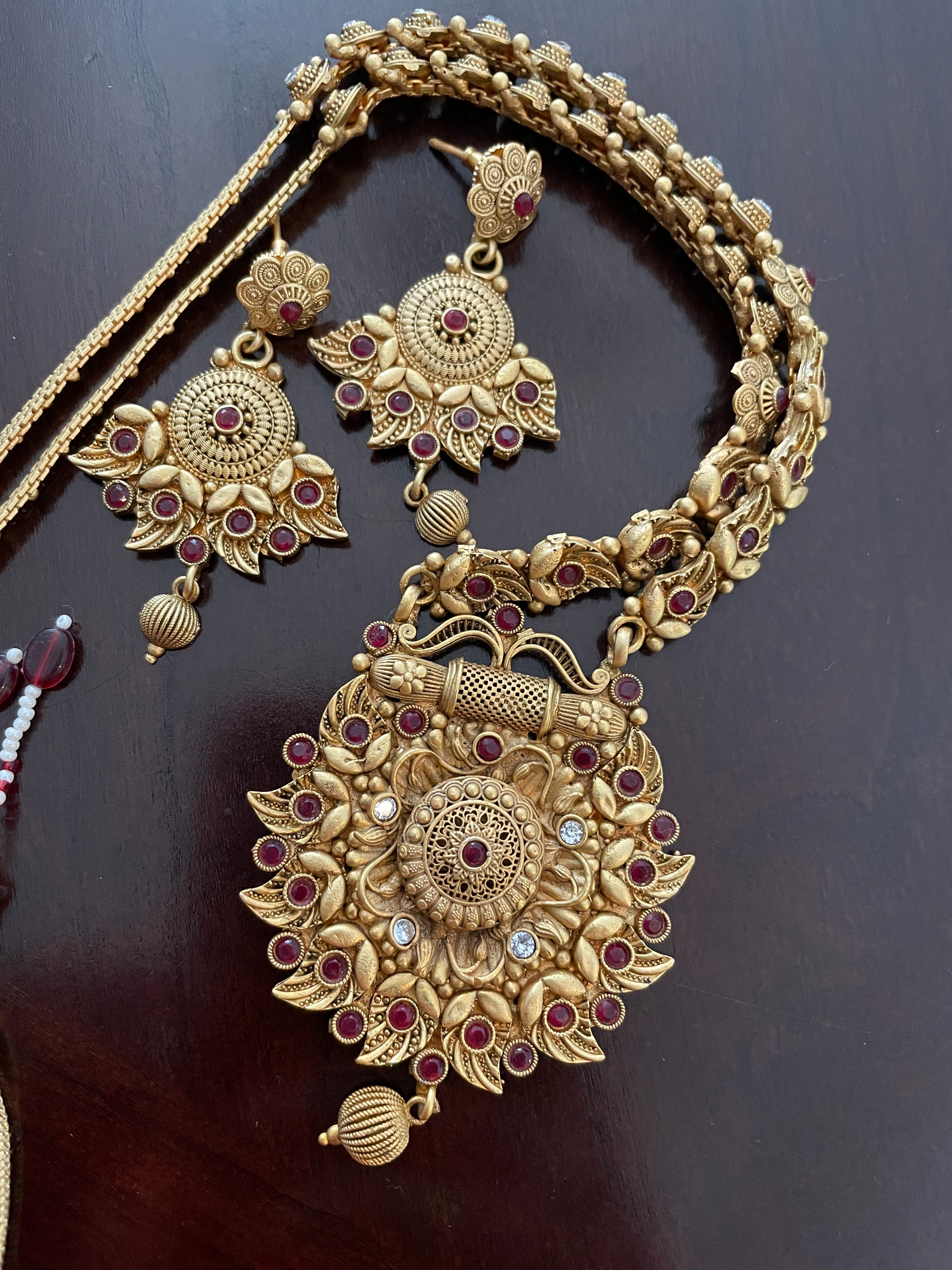 Rajwadi Necklace Set