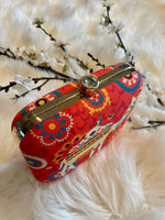 Load image into Gallery viewer, Designer Clutch Purse - Camel Print
