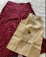 Load image into Gallery viewer, Cotton Rayon Palazzo - Maroon
